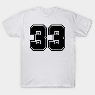 Number 33 T-Shirt